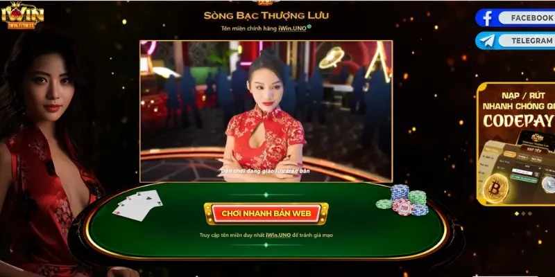 Trang chủ 20 iWinClub cung cấp giao diện thân thiện